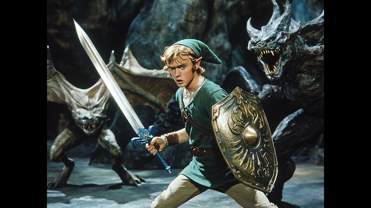 The Legend of Zelda: Ocarina of Time | AI Generated Trailer | Panavision 70 1950s