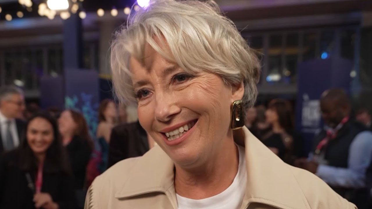 Emma Thompson attends world premiere of MATILDA THE MUSICAL (2022) movie in London