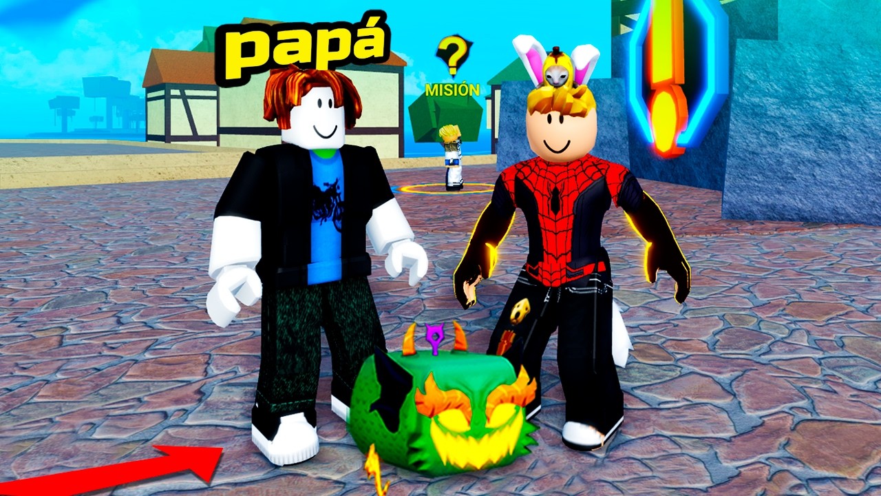 Le Ense&ntilde;&eacute; a mi Pap&aacute; a Jugar Blox Fruits y Tiene M&aacute;s Suerte&nbsp;Que&nbsp;Yo&nbsp;💀