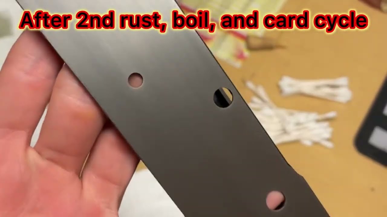 Rust Bluing a Milled AK