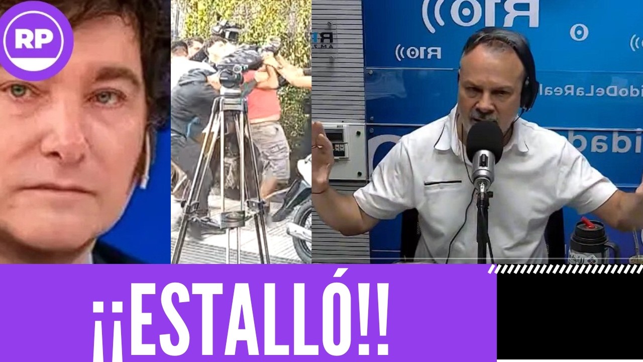 EL GATO SYLVESTRE  AL ÁNGULO A MILEI TRAS LA AGRESIÓN AL CAMARÓGRAFO: “¿Qué quieren tapar?”