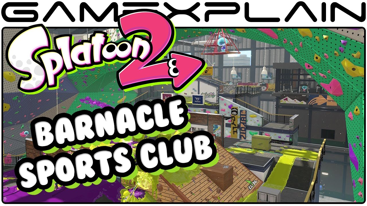 Splatoon 2 Introduces New Map: Barnacle Sports Club!