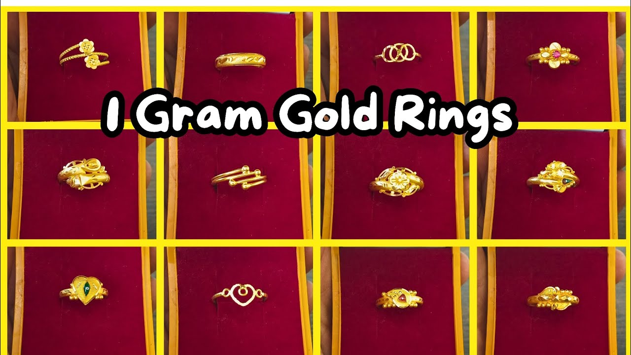 One Gram 💥 Gold Ring Collection | Handmade Jewellery 