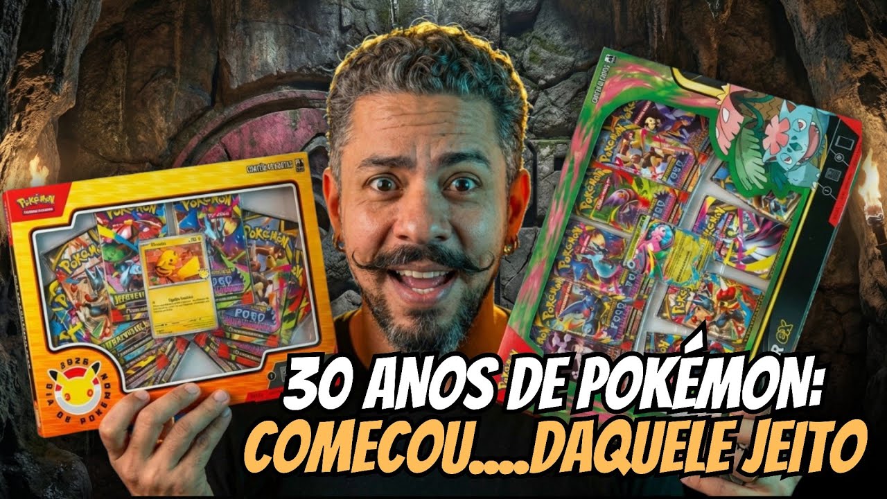 Box de 30 anos de Pokémon segue uma decepção, já a do Mega Venusaur Ex... 
