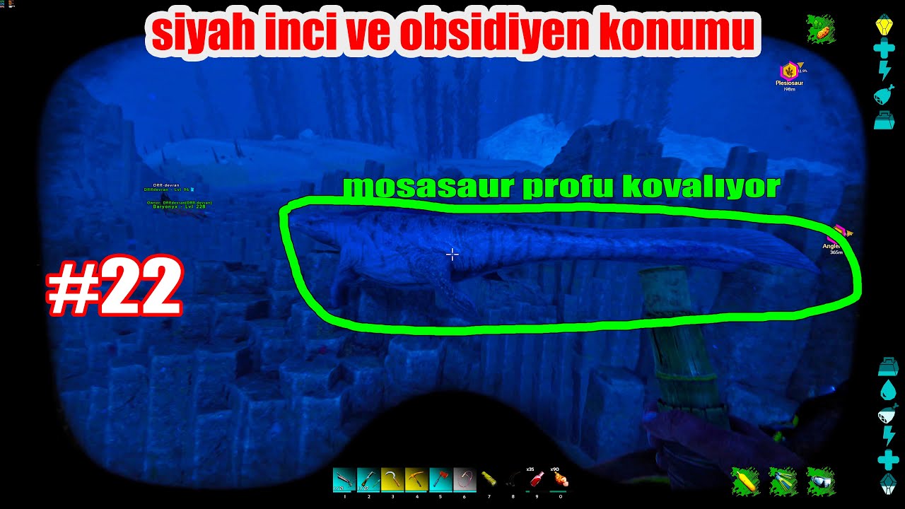 ARK Survival Ascended Ragnarok 4k hd B 22 plesiosaur ve fener balığı evcilleştirdik