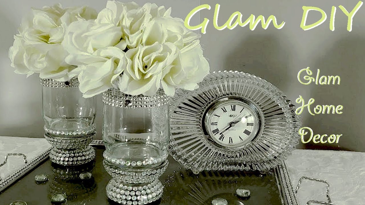 Dollar Tree DIY Glam Bling Vase Glam Home Decor