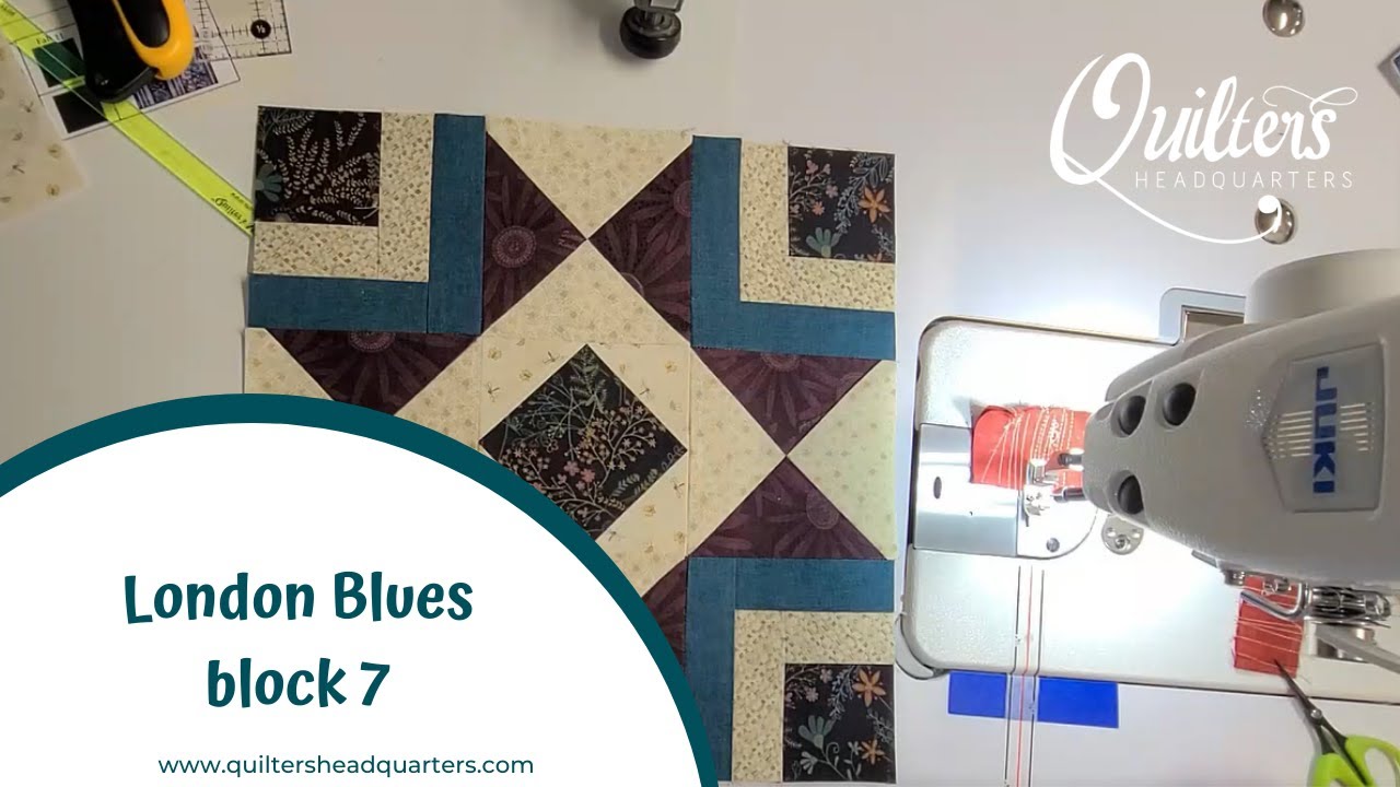 London Blues, block 7- Quilters Headquarters - 605-334-1611