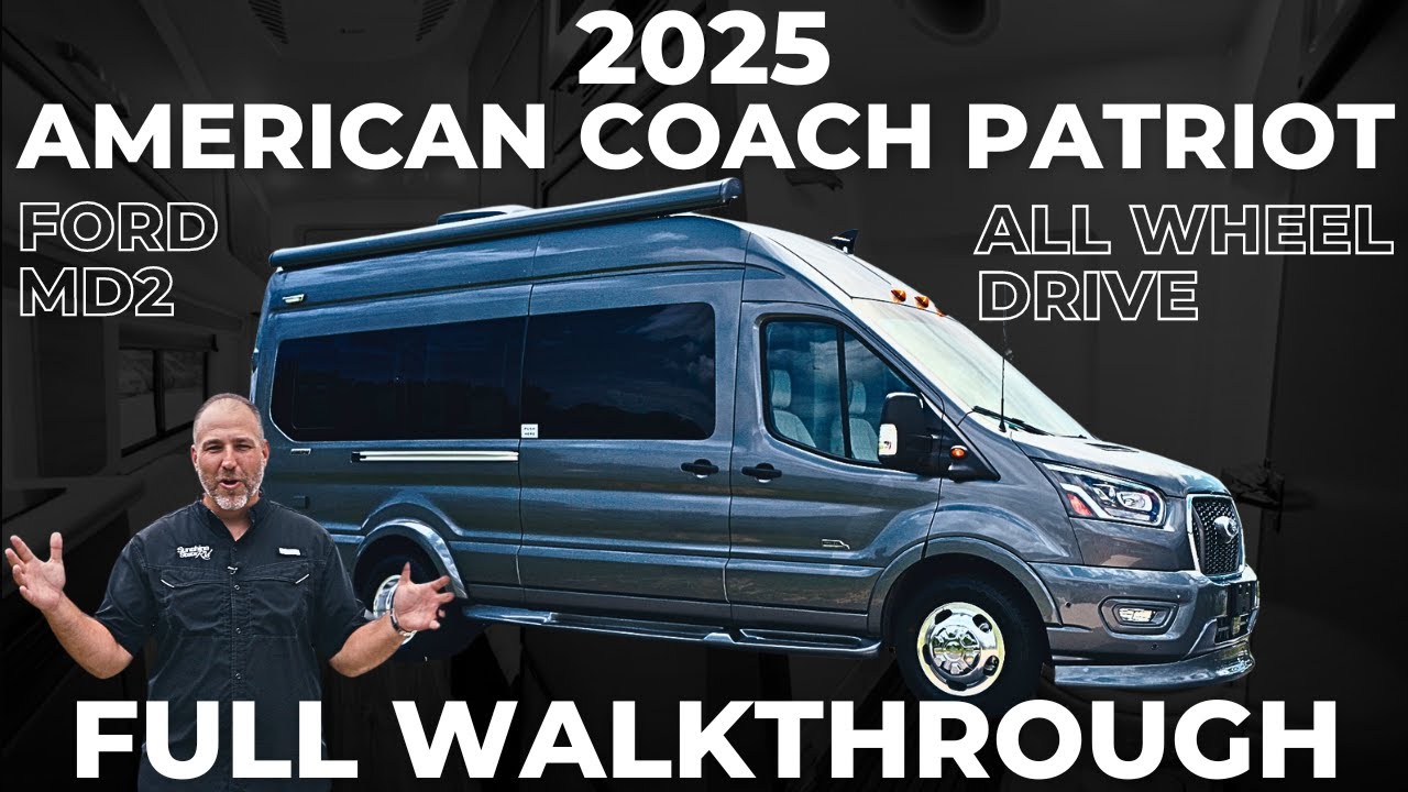 American Coach Patriot MD2 AWD 2025 года | Шасси Ford Transit + пакет Lithium Freedom 600 *ПОЛНЫЙ...