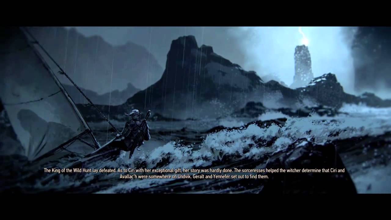 The Witcher 3 - Ending scene (Ciri gone)