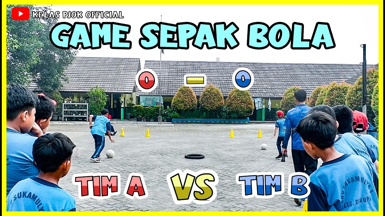 PEMBELAJARAN PJOK SD MODIFIKASI PERMAINAN INVASI SEPAK BOLA | KELAS PJOK OFFICIAL