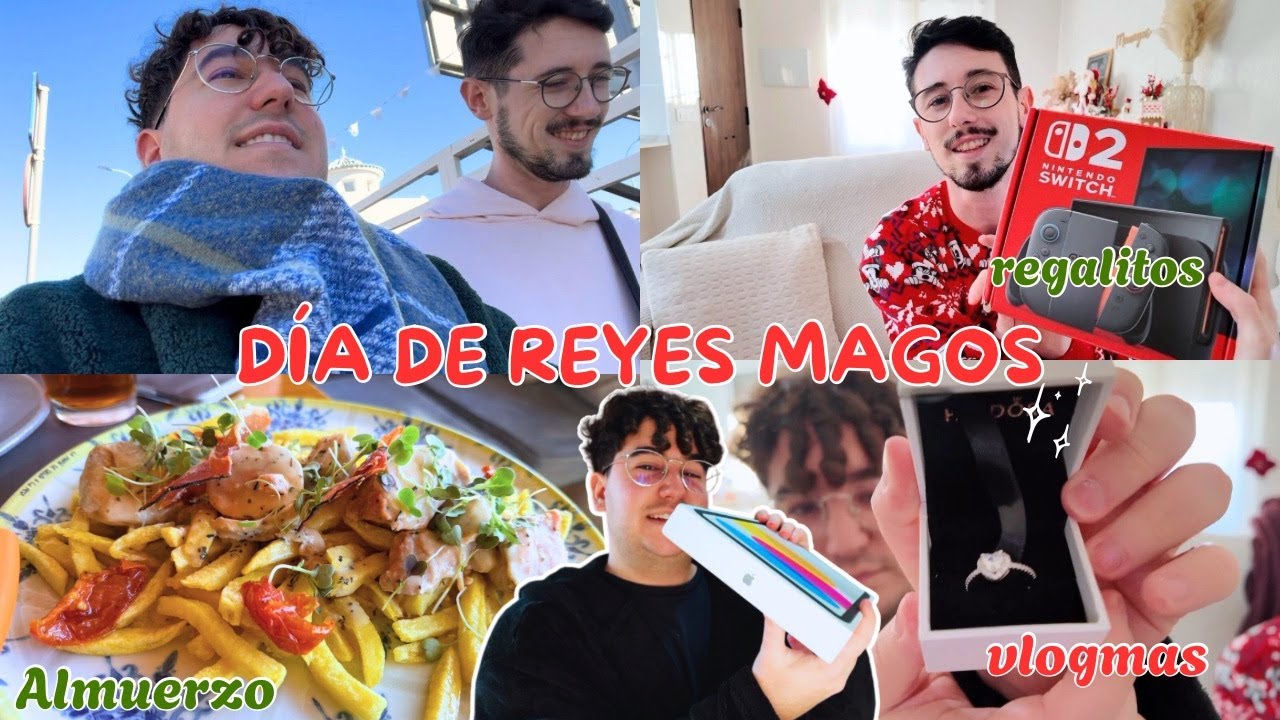 VLOGMAS 30 🎄| NUESTRO DÍA DE REYES 🤴🏻🤴🏽🤴🏿+ REGALOS 🎁