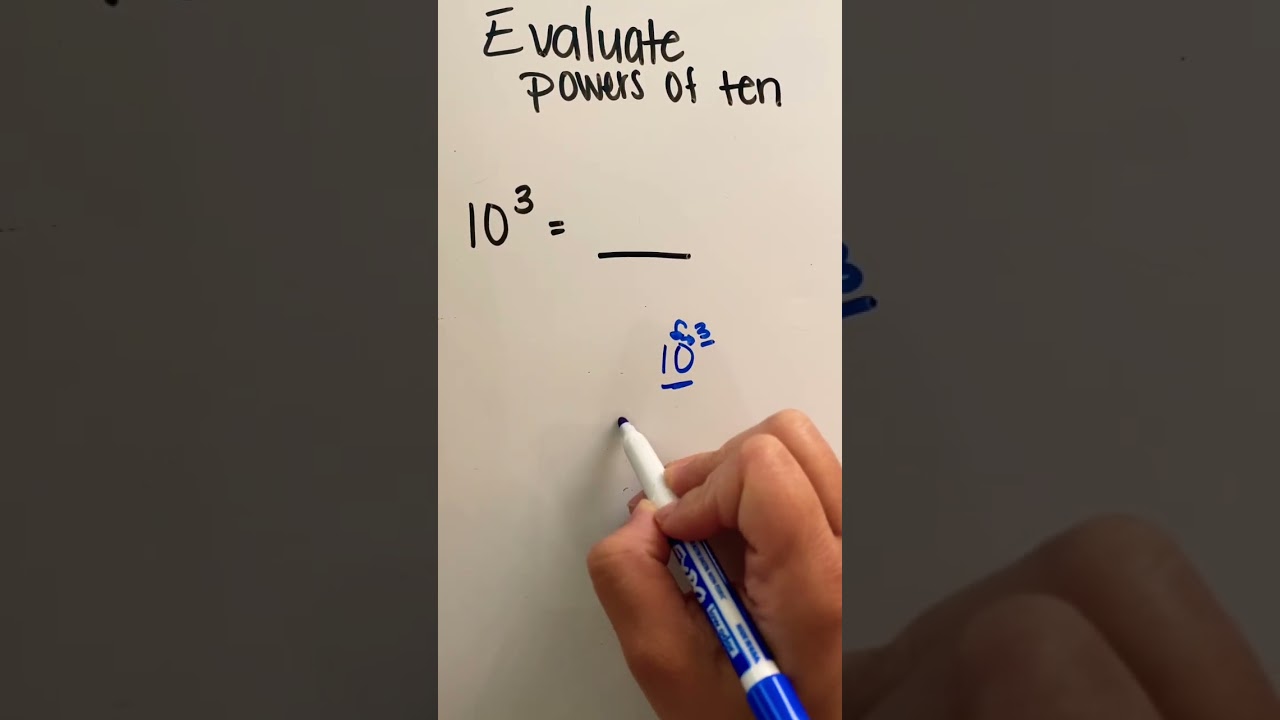 Evaluate Power of Ten #math