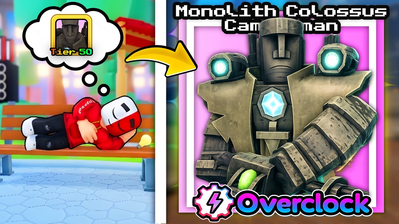 I AFK'D 24 Hours For MONOLITH COLOSSUS CAMERAMAN In Skibidi Masters Tower Defense..