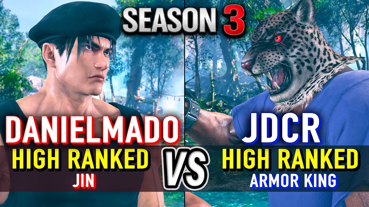 T8 🔥 DANIELMADO (Jin) vs JDCR (Armor King) 🔥 Tekken 8 High Level Gameplay