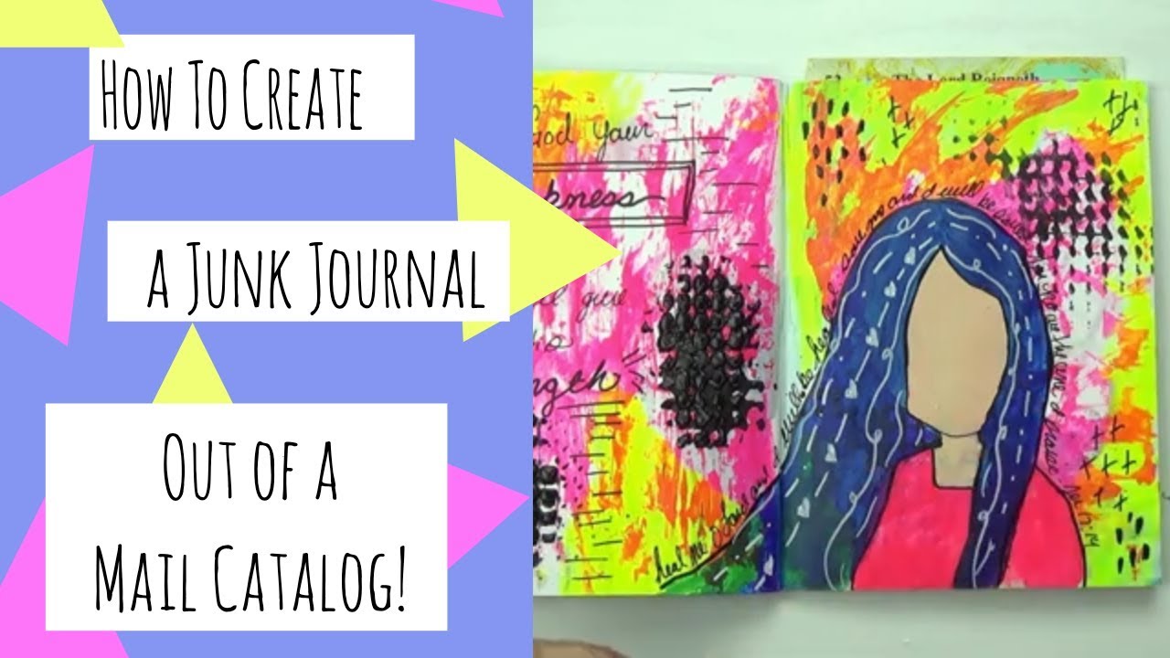 How to Create a Junk Journal Out of a Mail Catalog!