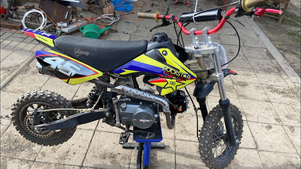 Pitbike Stomp JuiceBox 125 REV limiter and review