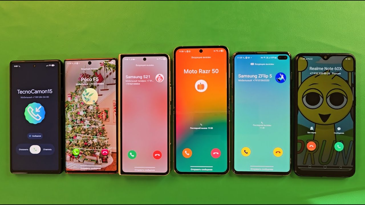 Oppo A5S Pixel 6A Samsung Note10 Samsung Z Fold 4 Samsung Z Flip 4 S10p Guess Who Incoming calls