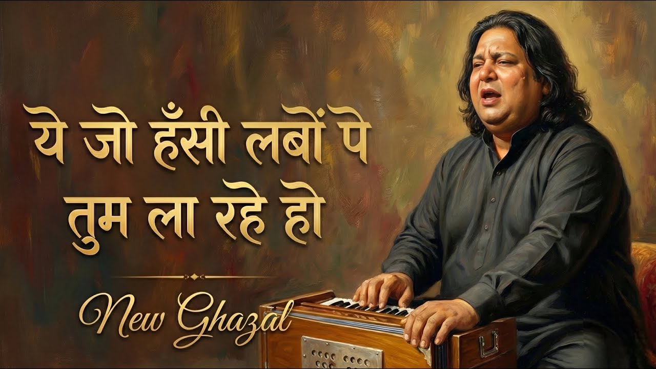 ये जो हँसी लबों पे तुम ला रहे हो | दर्द भरी गज़ल | Kis Dard Ko Dil Mein Chupa Rahe Ho