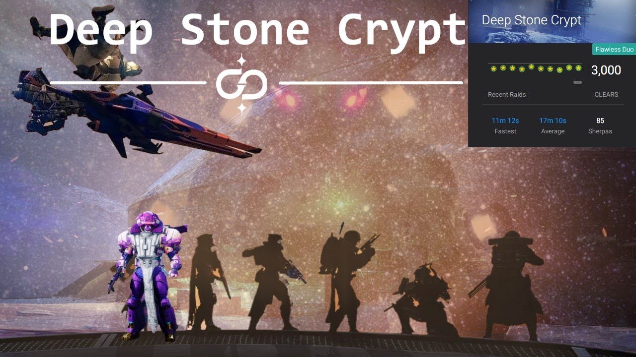 3000 Completions, 1000 Hours: Deep Stone Crypt