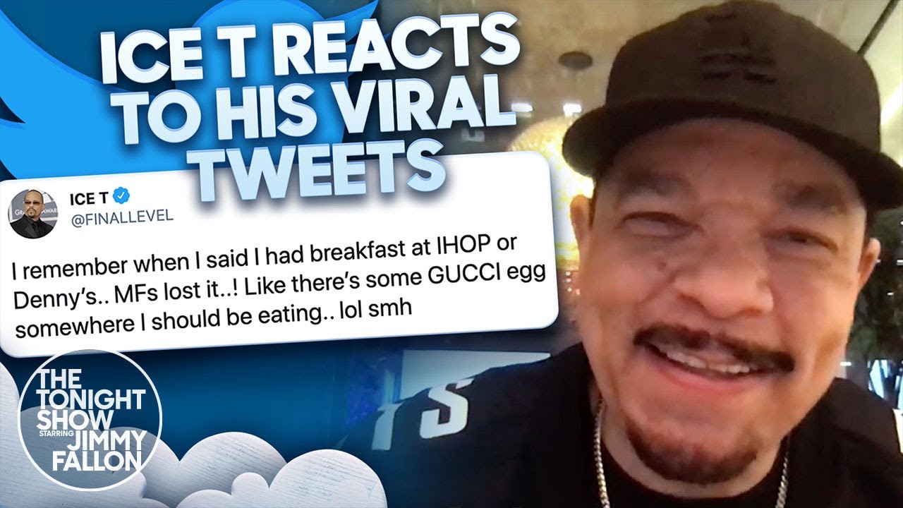 Ice T Reacts to His Most Viral Tweets | The Tonight Show Starring Jimmy Fallon