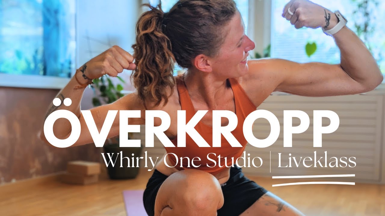 HIIT 30 min utan redskap | Överkropp | Challenge of the week | Whirly One Online Studio