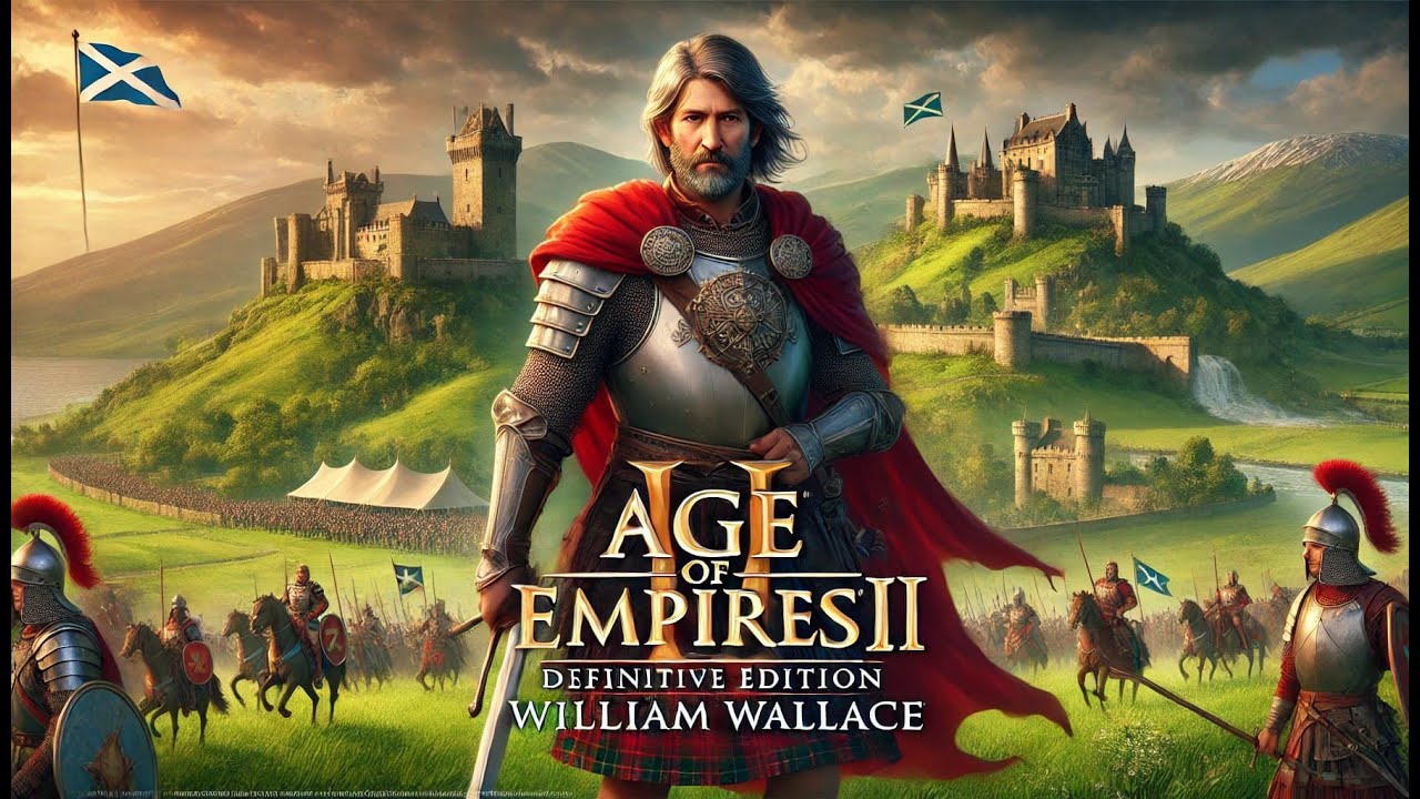Age of Empires II DE | William Wallace Campaign - Tutorial Missions 1, 2, 3 & 4 | Full Gameplay