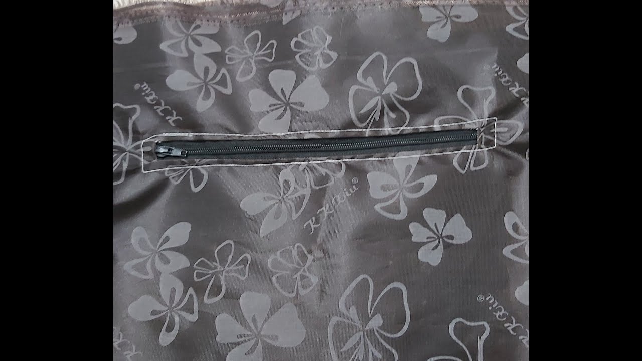 طريقة عمل جيب بسوسته داخلي لبطانه شنطه ...الجزء الاول