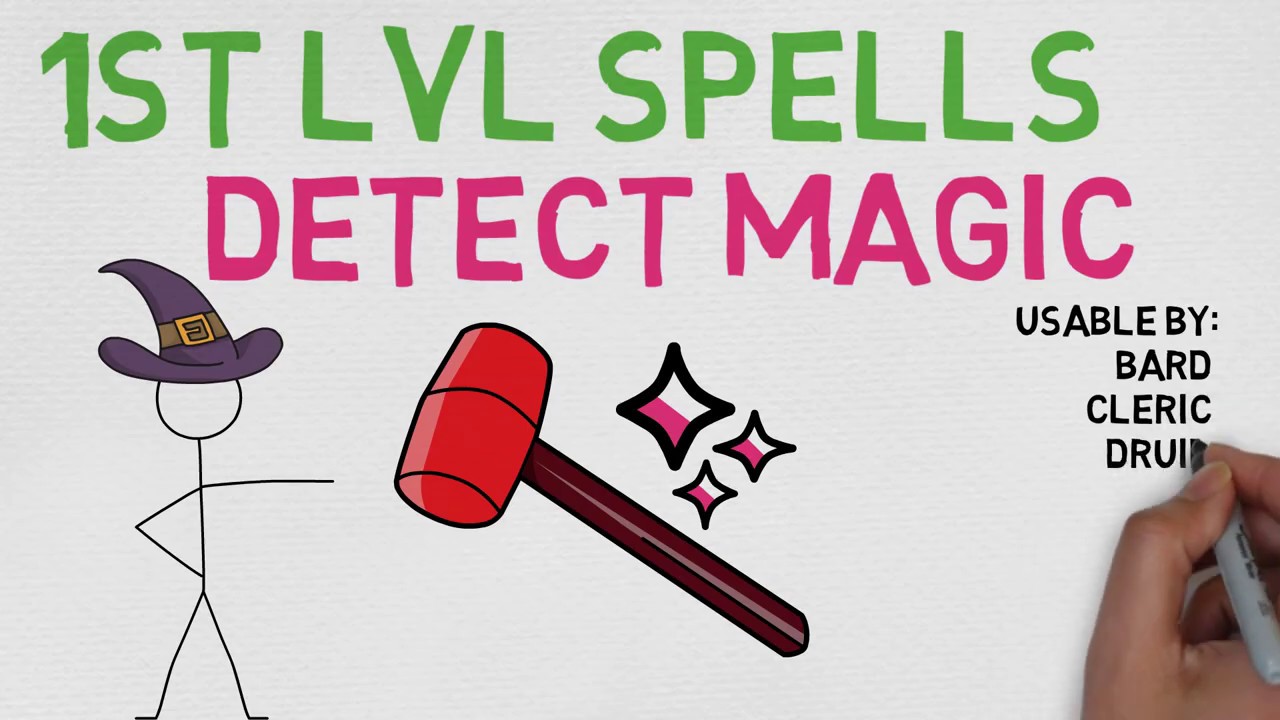 1ST LEVEL SPELL #24: Detect Magic (5E)