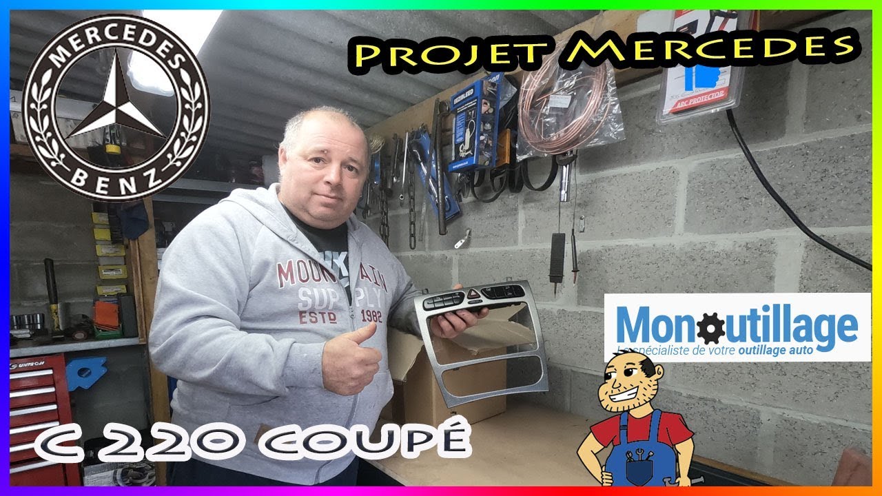 🔧 Projet Mercedes C 220 coupé 🔧 Ep # 5 console central  👍