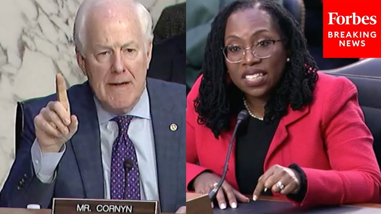 John Cornyn Grills Ketanji Brown Jackson On Religious Freedom, Abortion | Full Day 3 Questioning