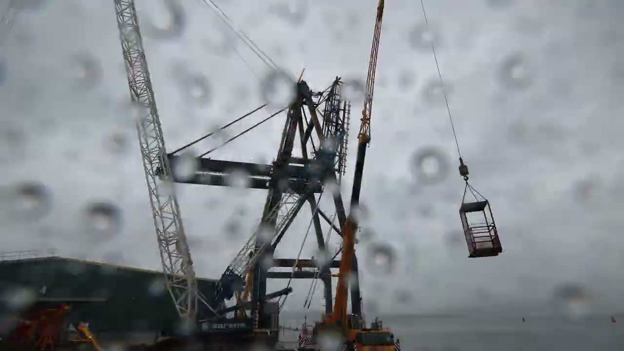 Greenock Ocean Terminal Crane Dismantling