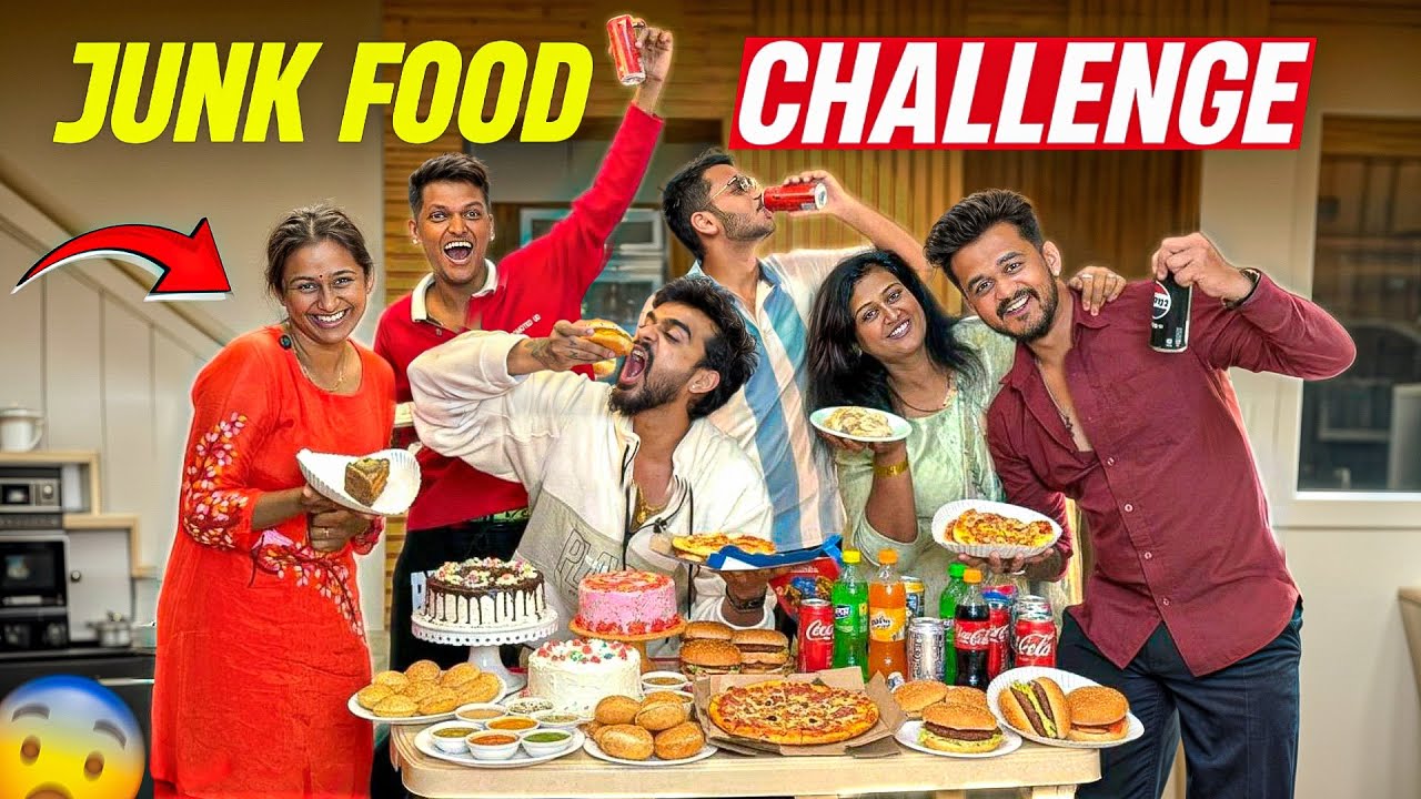 Amma Ge Hotte Nov Start aithu 🥲| Junk Food Challenge | Samsameer_insta
