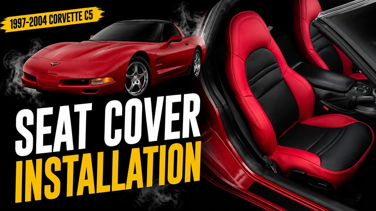 1997-04 Corvette C5 Kustom Interior Custom Leather Seat Covers Installation!@THE CORVETTE CHANNEL