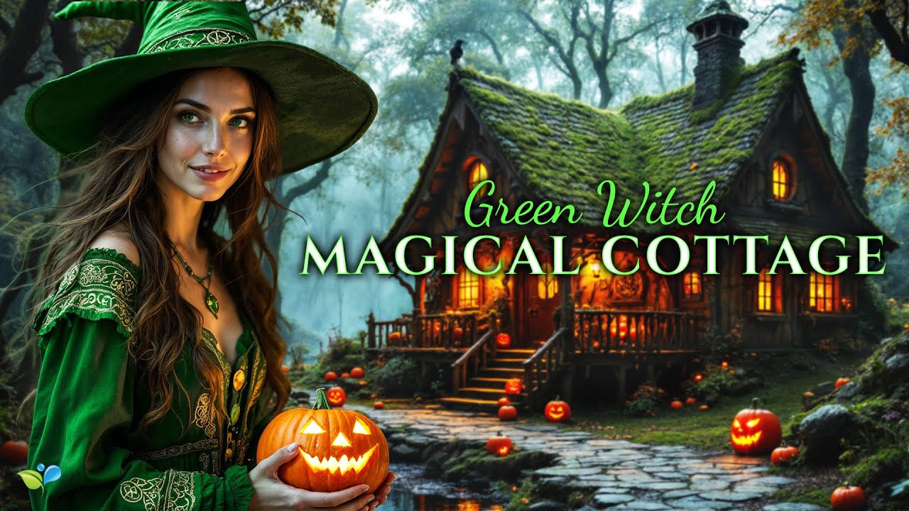 432Hz Magical Cottage | Green Witch Ambience & Ethereal Voices