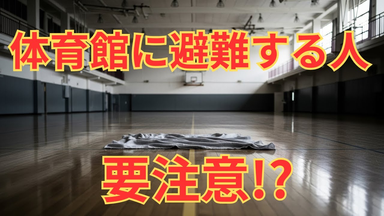 【避難所の現実】学校に逃げたら直面する4つの課題とは？