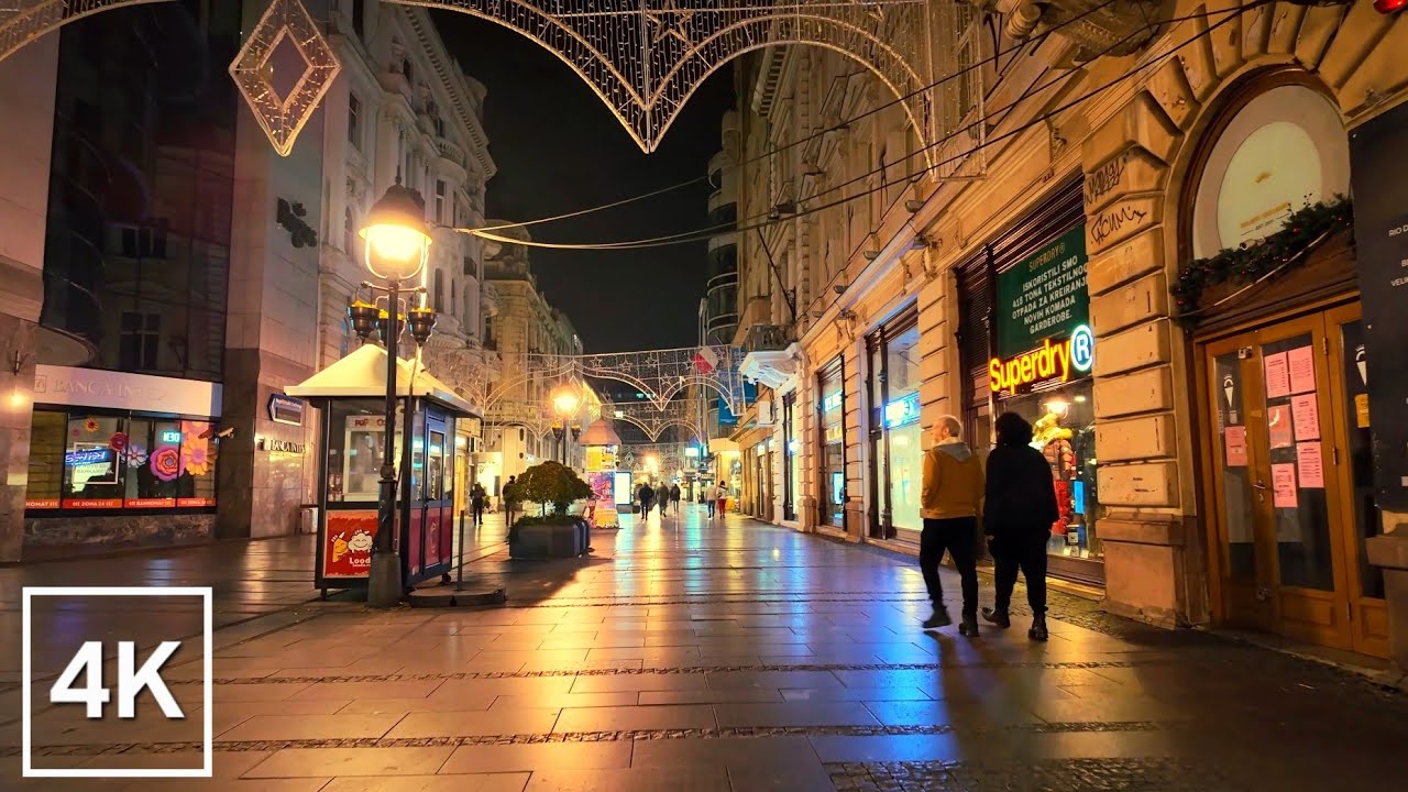 Kneza Mihaila Street Walk: Belgrade’s Famous Shopping Street 🇷🇸 Belgrad, Serbia | 4K
