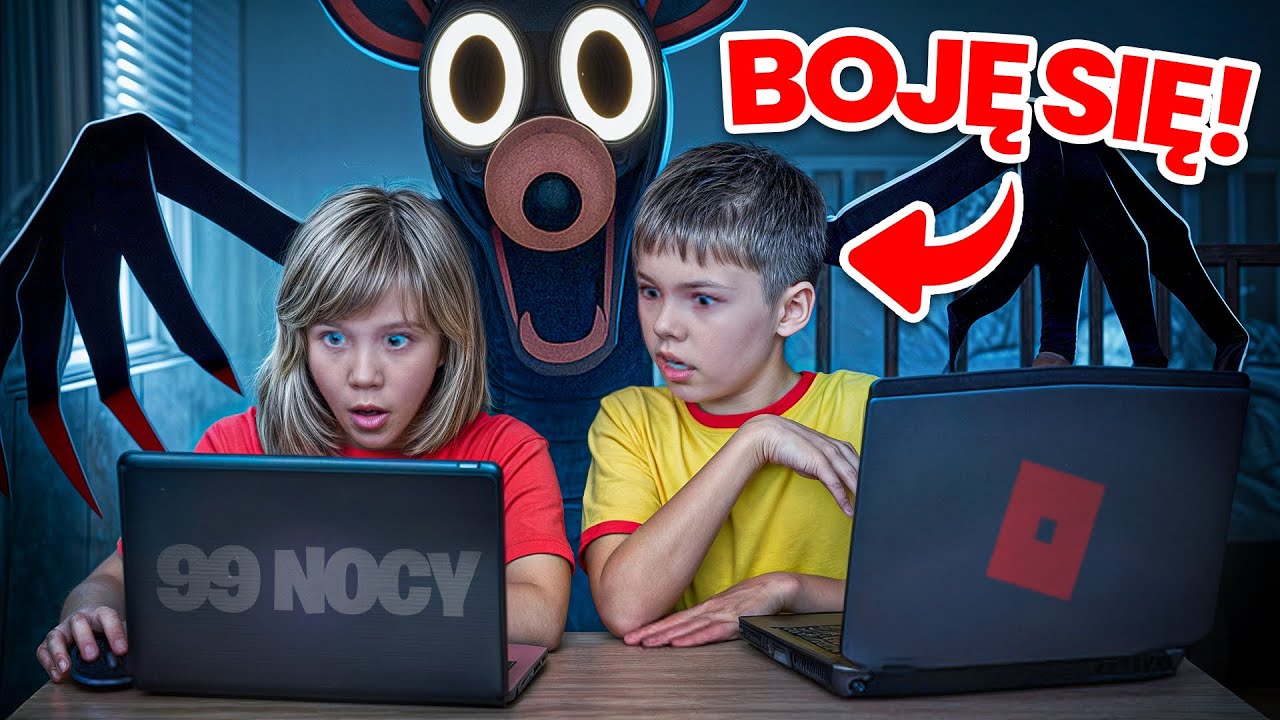 3 STRASZNE HISTORIE GRACZY *99 NOCY W LESIE*!!!