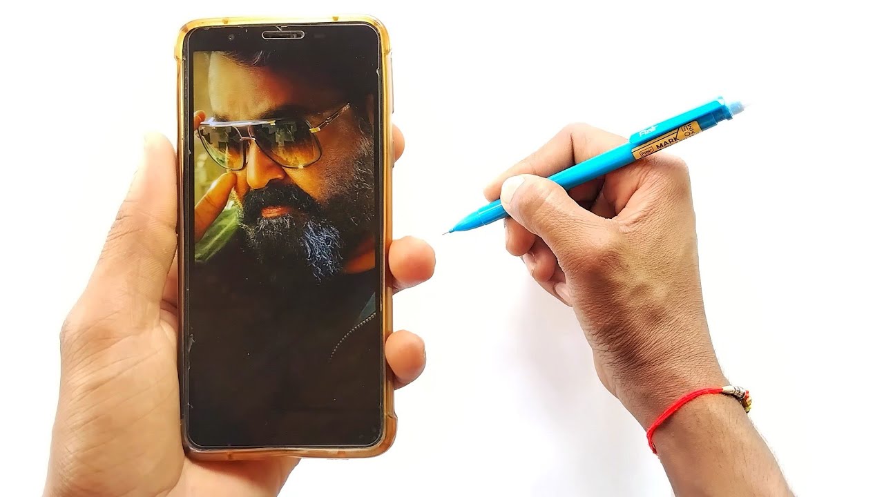 Mohanlal drawing from Empuraan movie,  Outline Tutorial