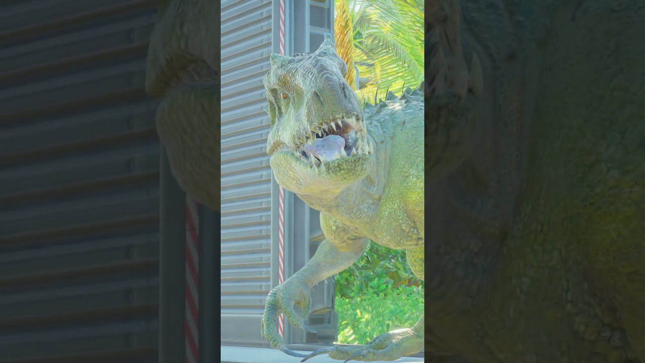 Rexy vs Indominus Rex - Jurassic World Evolution 2.