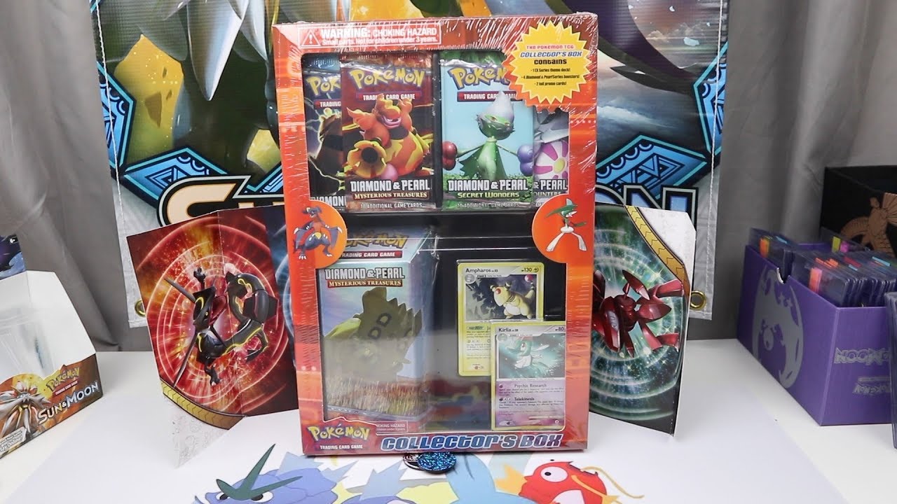 Opening a Diamond & Pearl Pokemon Collection Box!