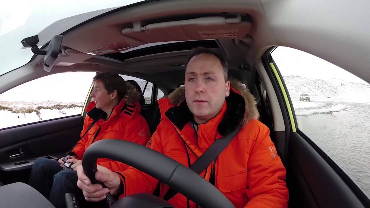 Quick Clip: 2014 Subaru XV Crosstrek Hybrid in Iceland