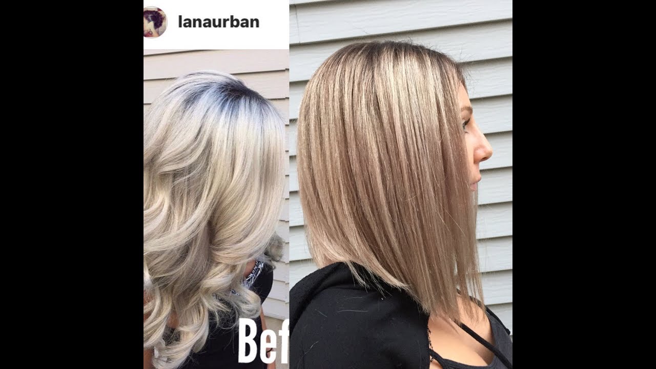 Comment passer de platine à un blond plus foncé