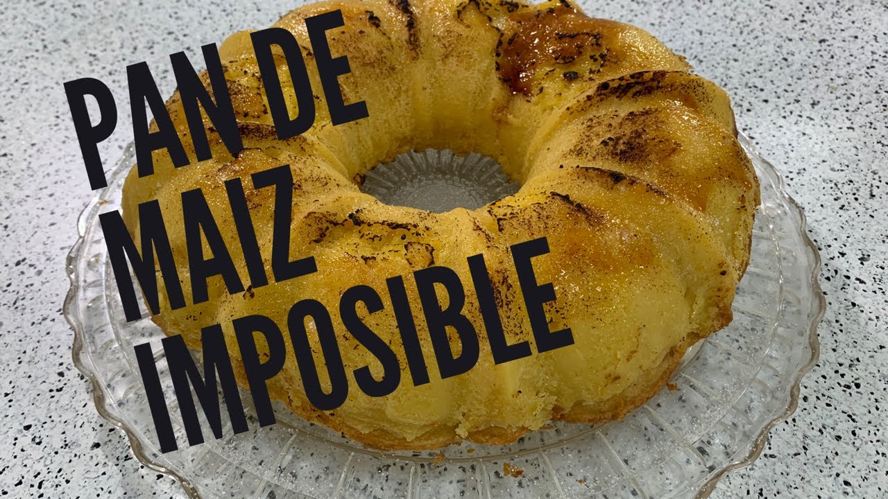 Como hacer Pan de Maíz 🌽 imposible