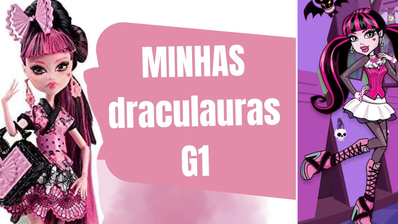 Minha coleção COMPLETA de draculaura G1 🩷 Todas as minhas MONSTER HIGH 