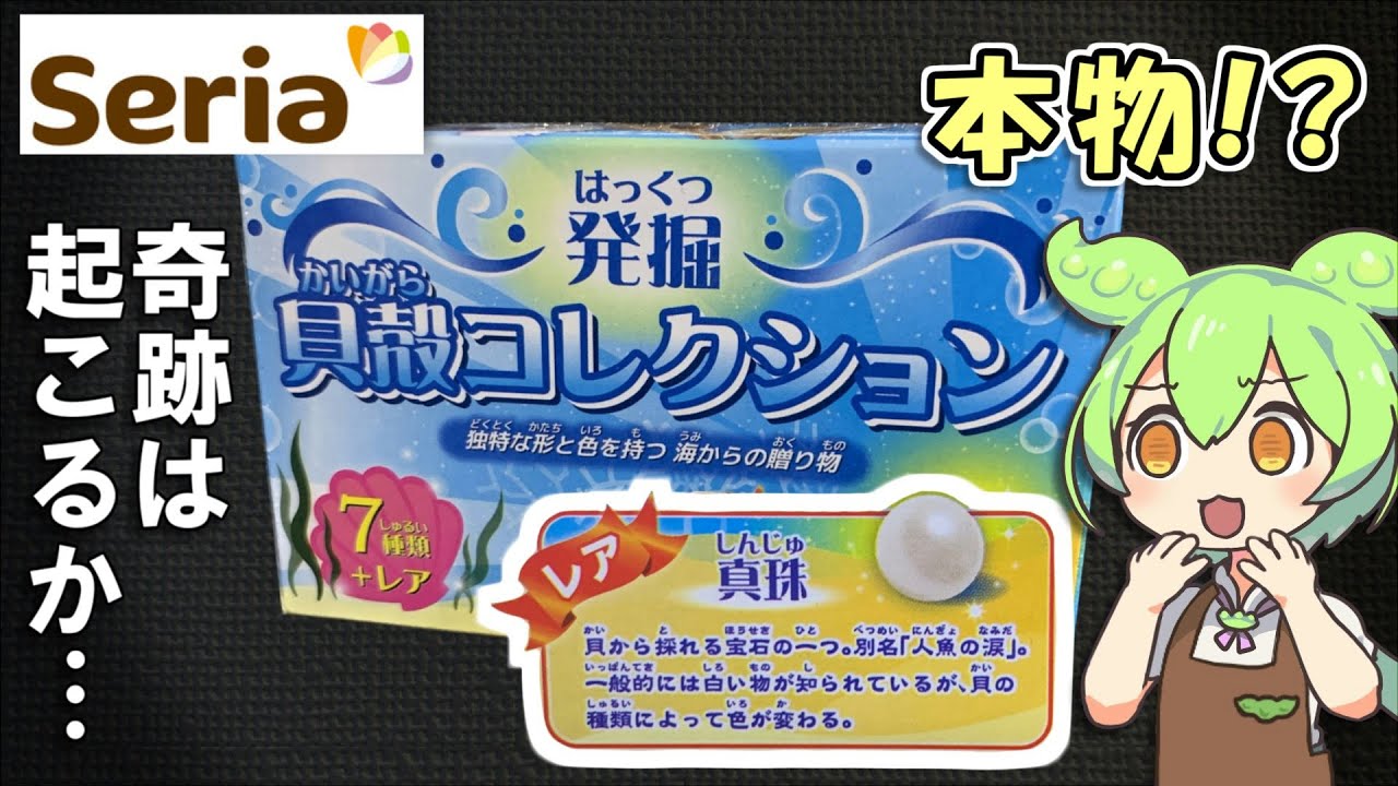 セリアにある本物の真珠が当たる発掘キット