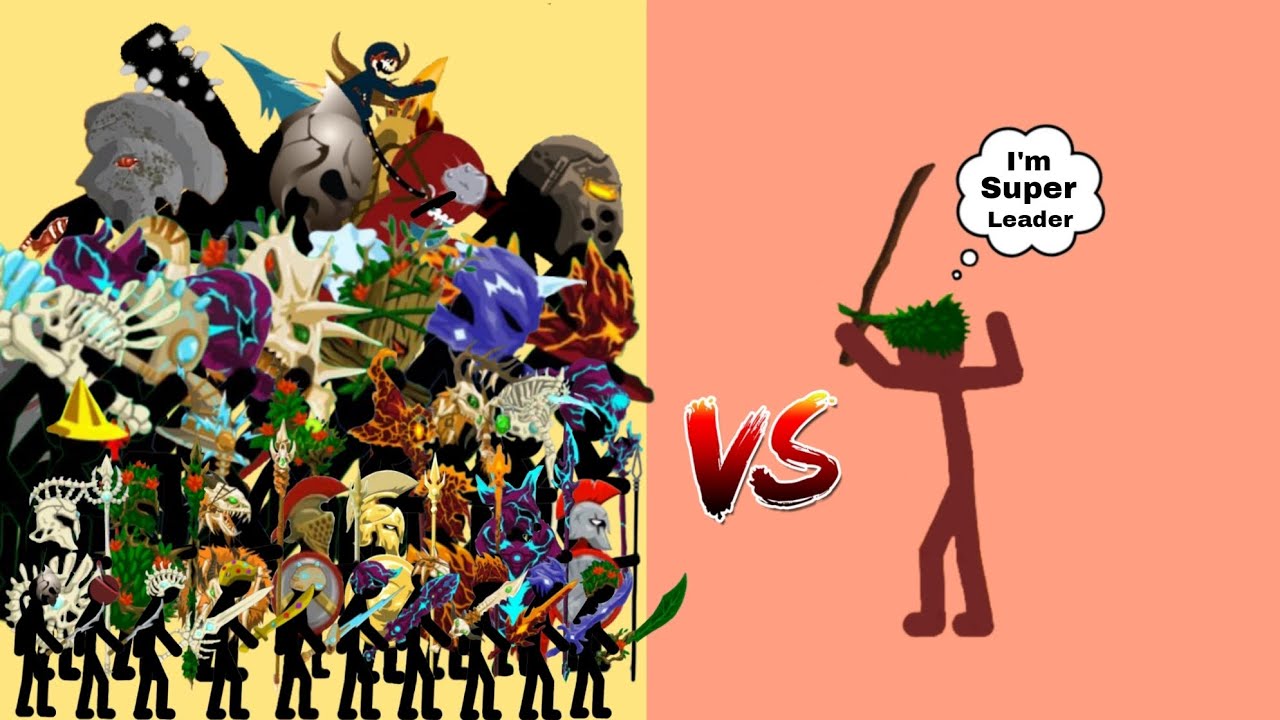 All Figures From Weakest To Stongest - New Swordwrath Leader - Season 2 - Stick War Legacy