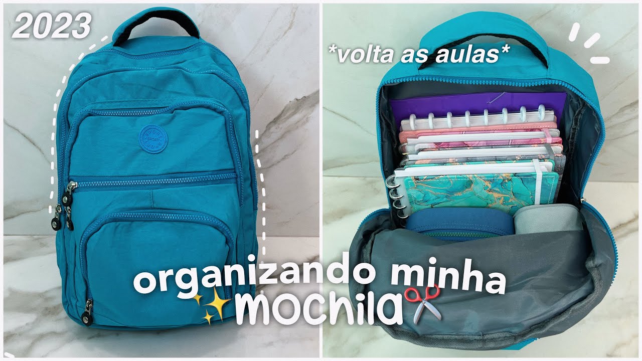 organizando minha mochila 2023✨ *2º ano do ensino médio*