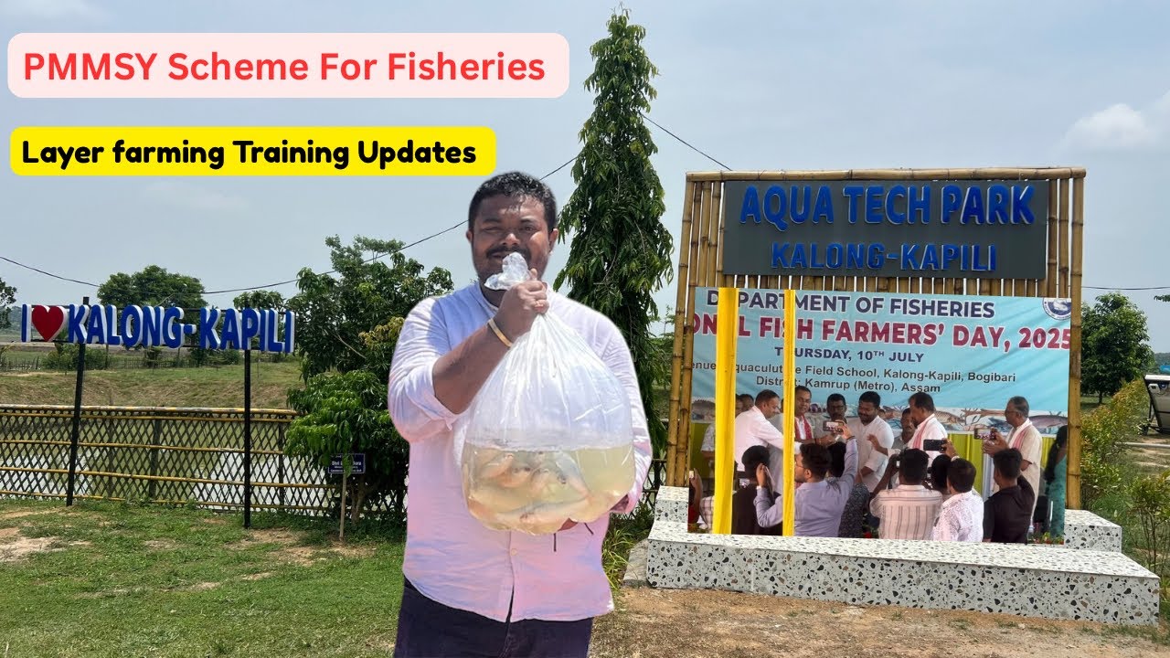 PMMSY fish farming Scheme Distribution Assam/ Layer Farming Training Update