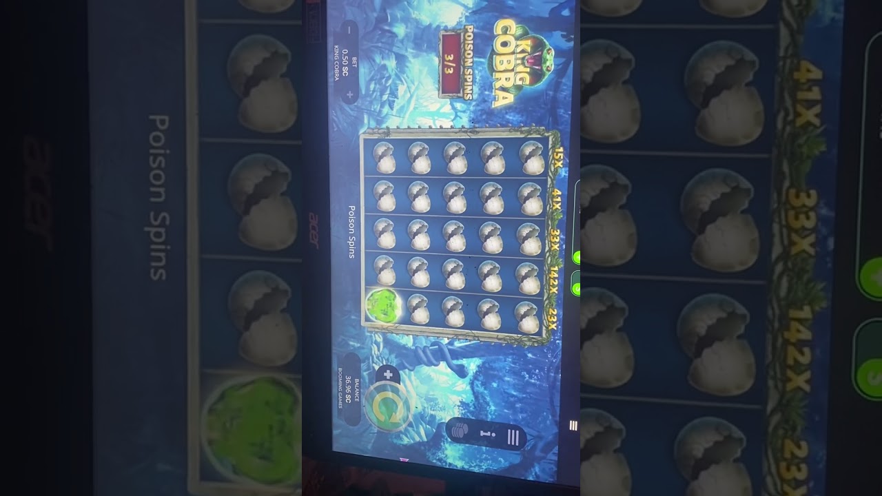 Big bonus hit on king Cobra ( Crown coin casino)