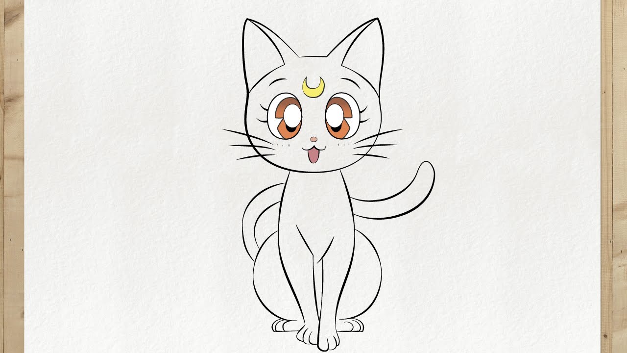 LUNA ZEICHNEN EINFACH (Sailor Moon)